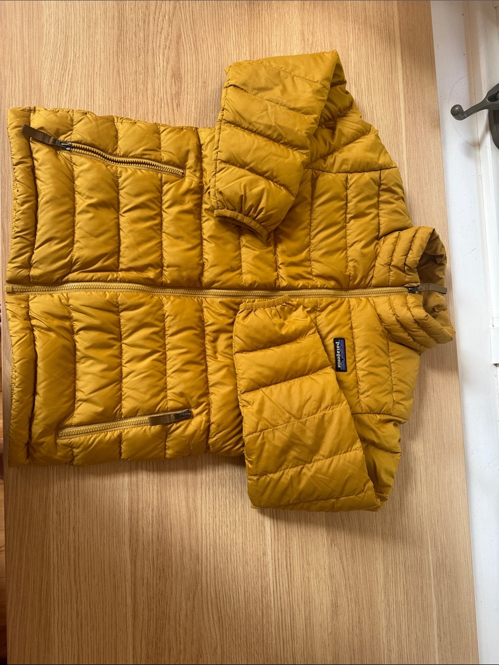 Patagonia Kids' Puffer Jacket in Mustard - Picture 11 of 12